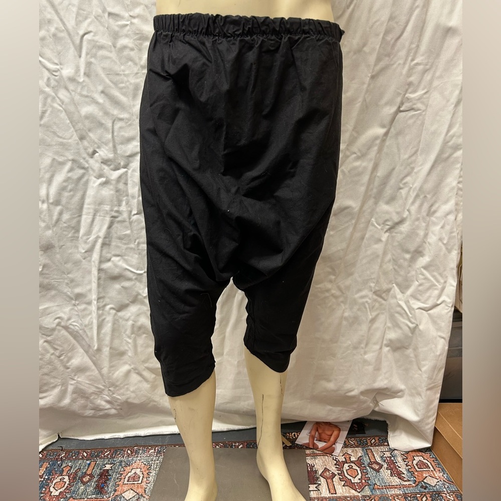 Organic Cotton dropped crotch shorts